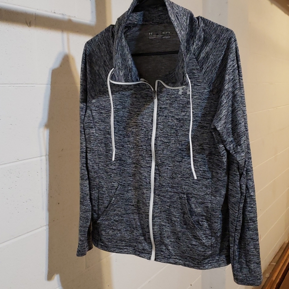 Armour hear gear womans zip up sports jacket